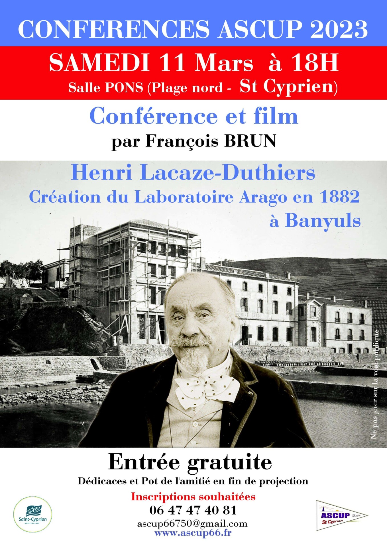 Conférence ASCUP à Saint-Cyprien