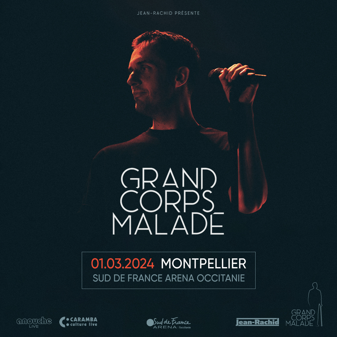Grand Corps Malade est de retour sur scène à Montpellier