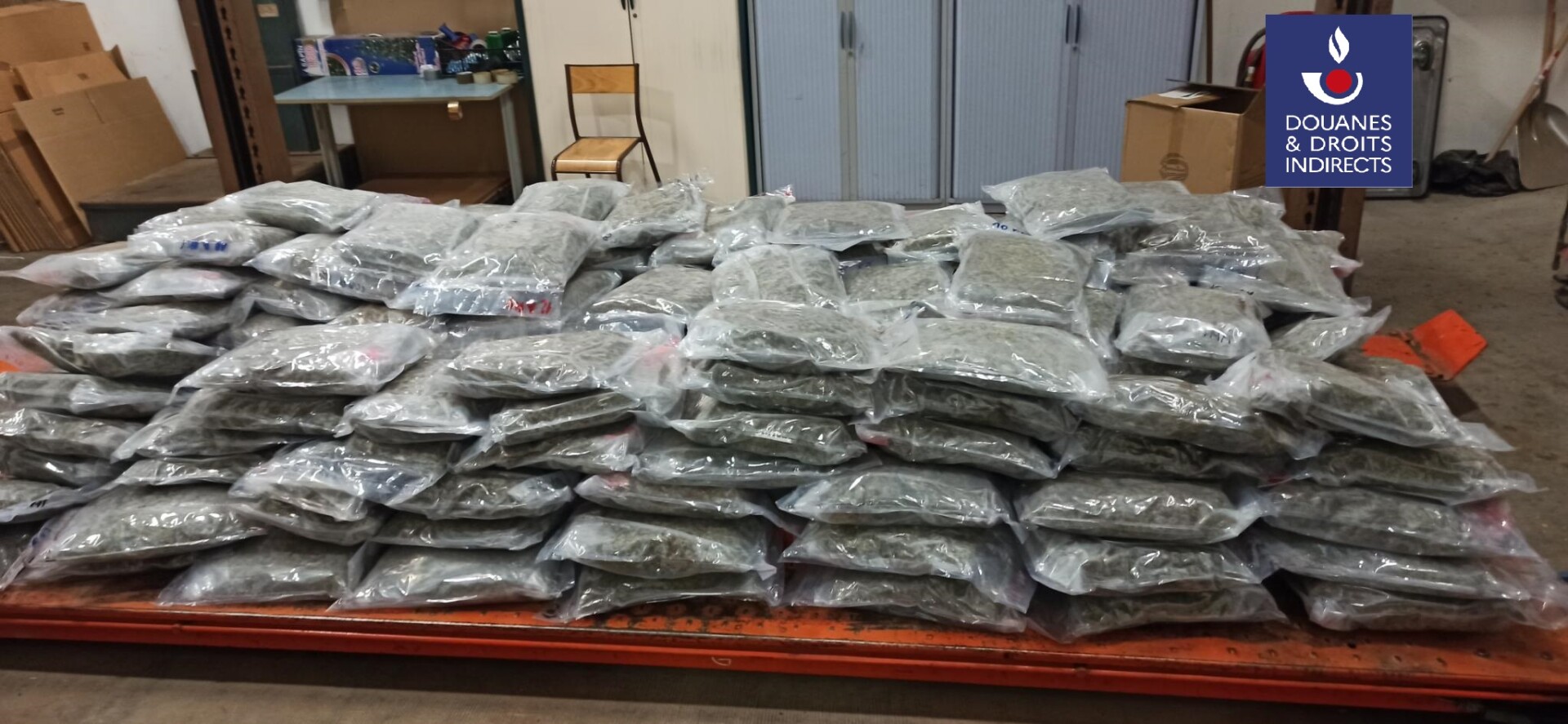Perpignan saisie de 340kg d'herbe de cannabis par les douaniers du Perthus 2