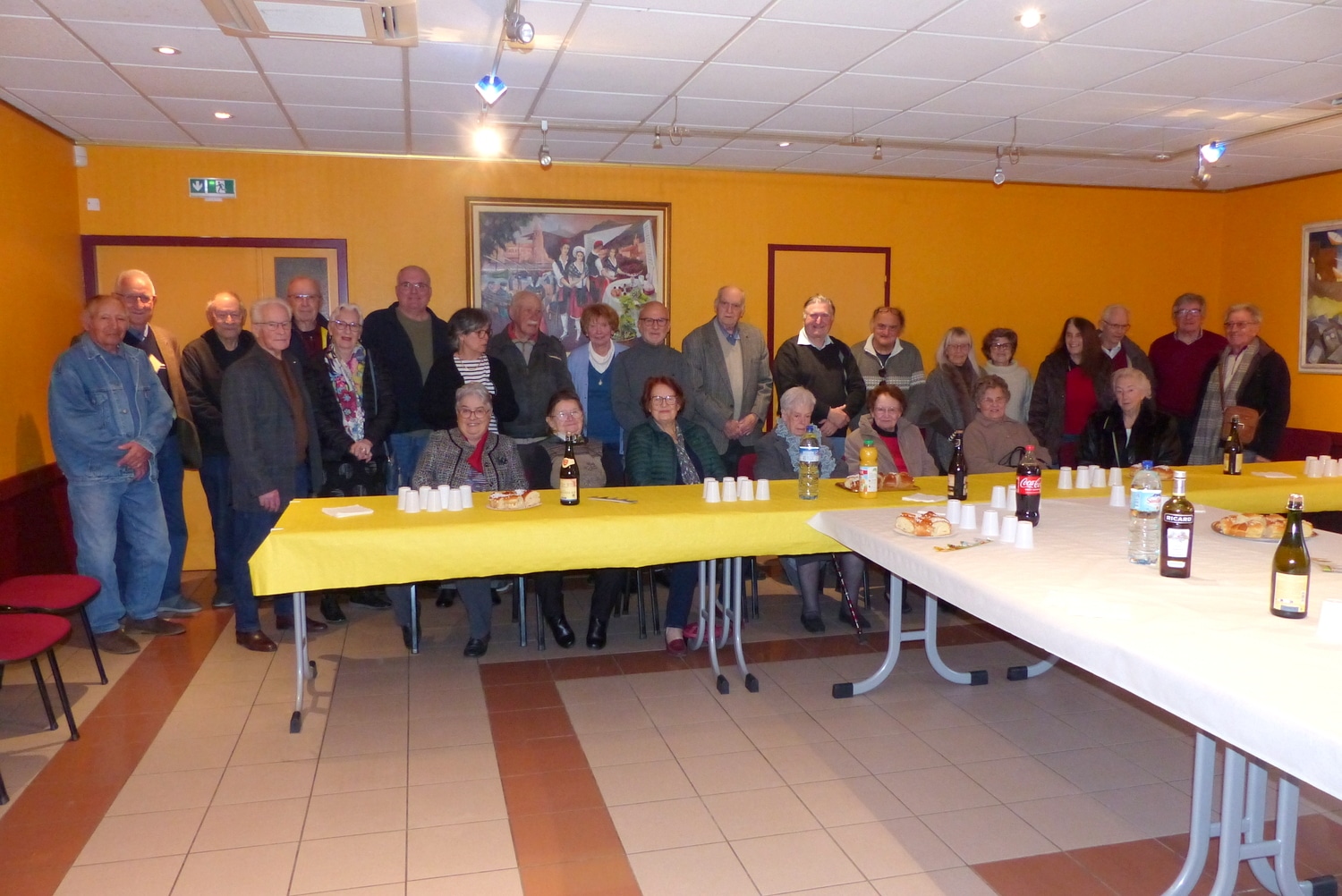 Partage de la galette des rois de l’association « ADCPG-CATM » de Sorède