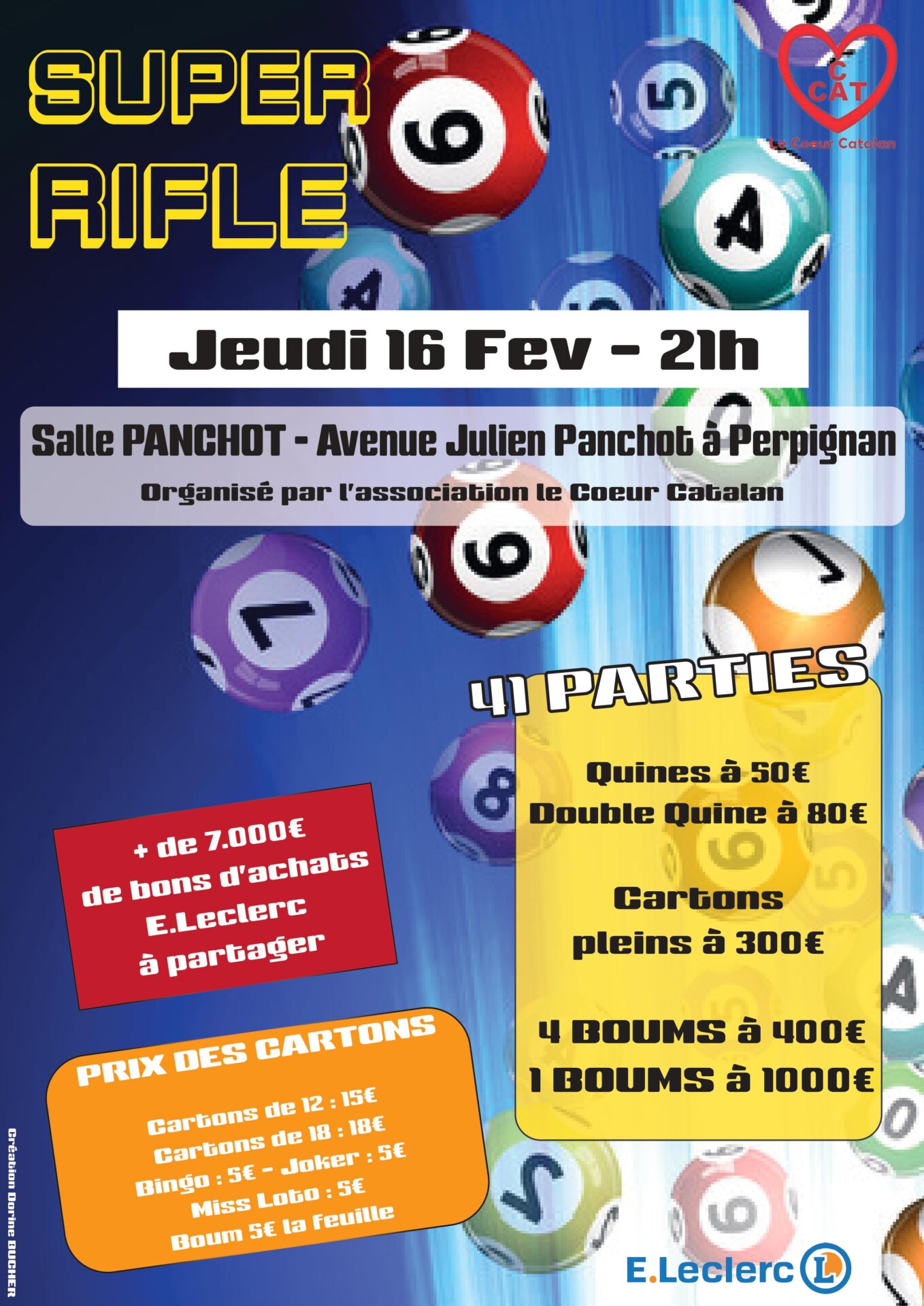Association Le Cœur Catalan, ça rifle jeudi et dimanche à Perpignan
