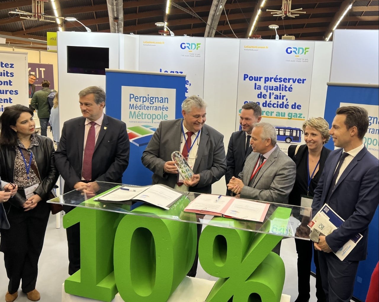 Perpignan Méditerranée Métropole renouvelle son contrat de concession avec GRDF en faveur de la transition écologique