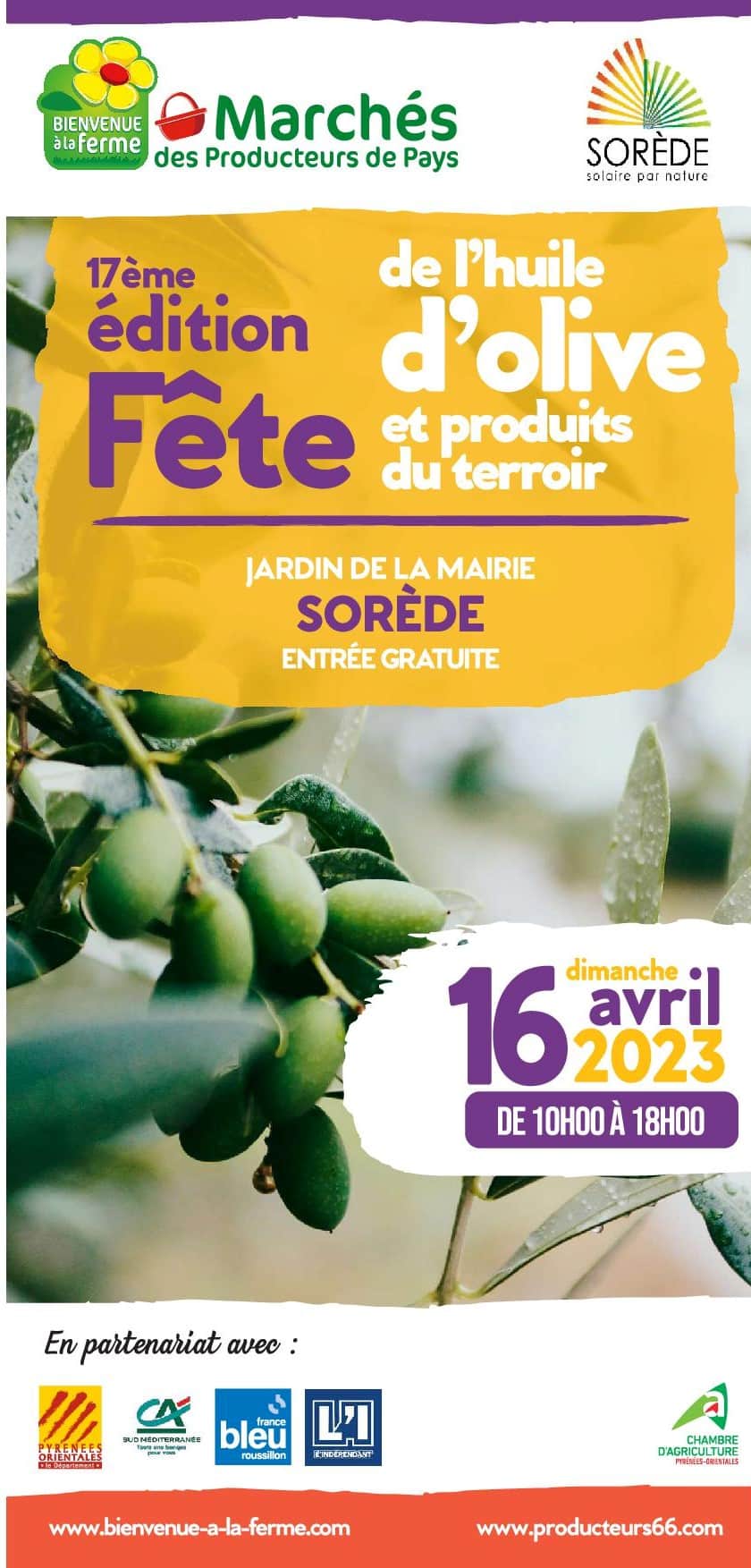 17 ème Fête de l’huile d’olive à Sorède