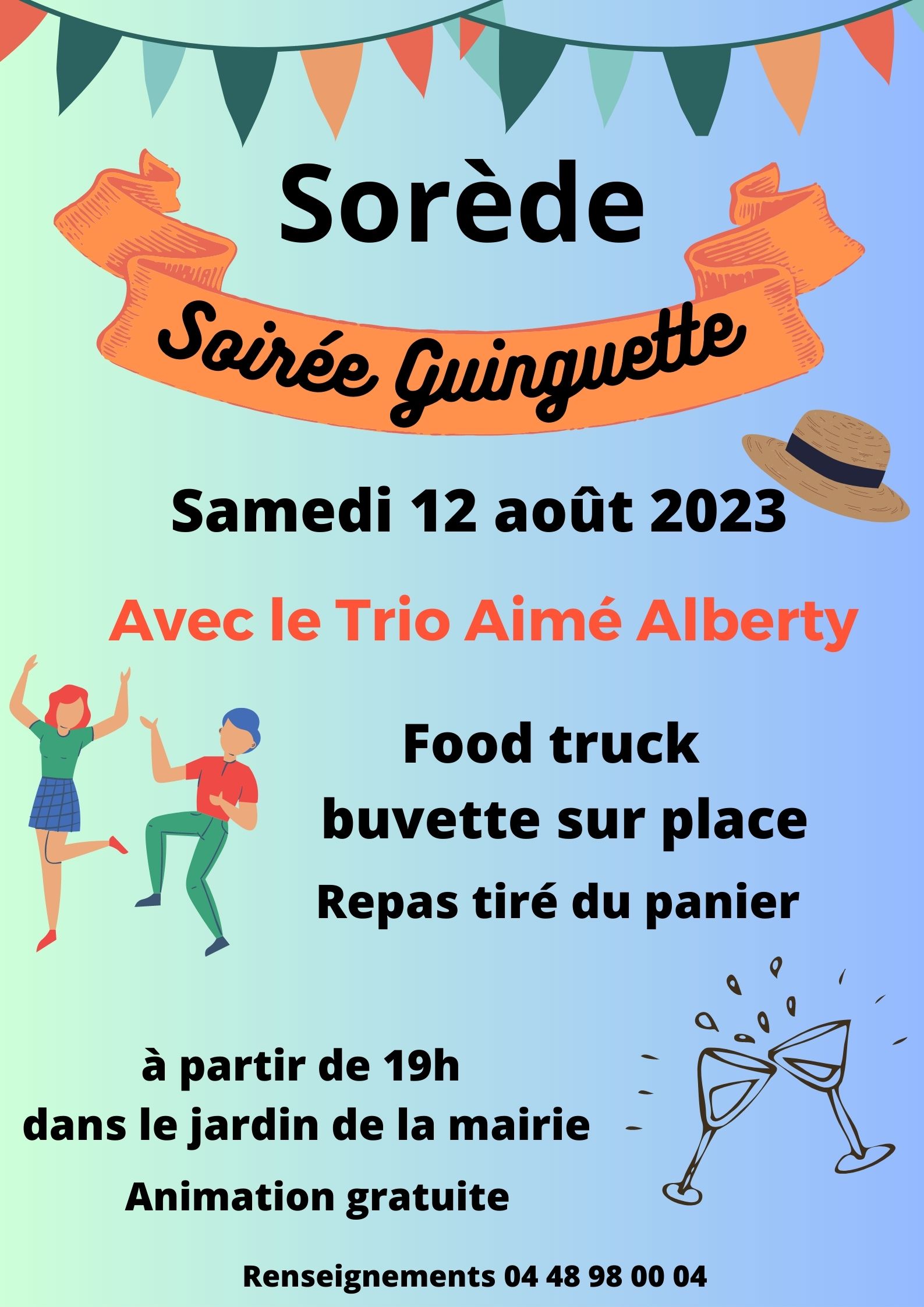 Au mois d’août soirée guinguette à Sorède