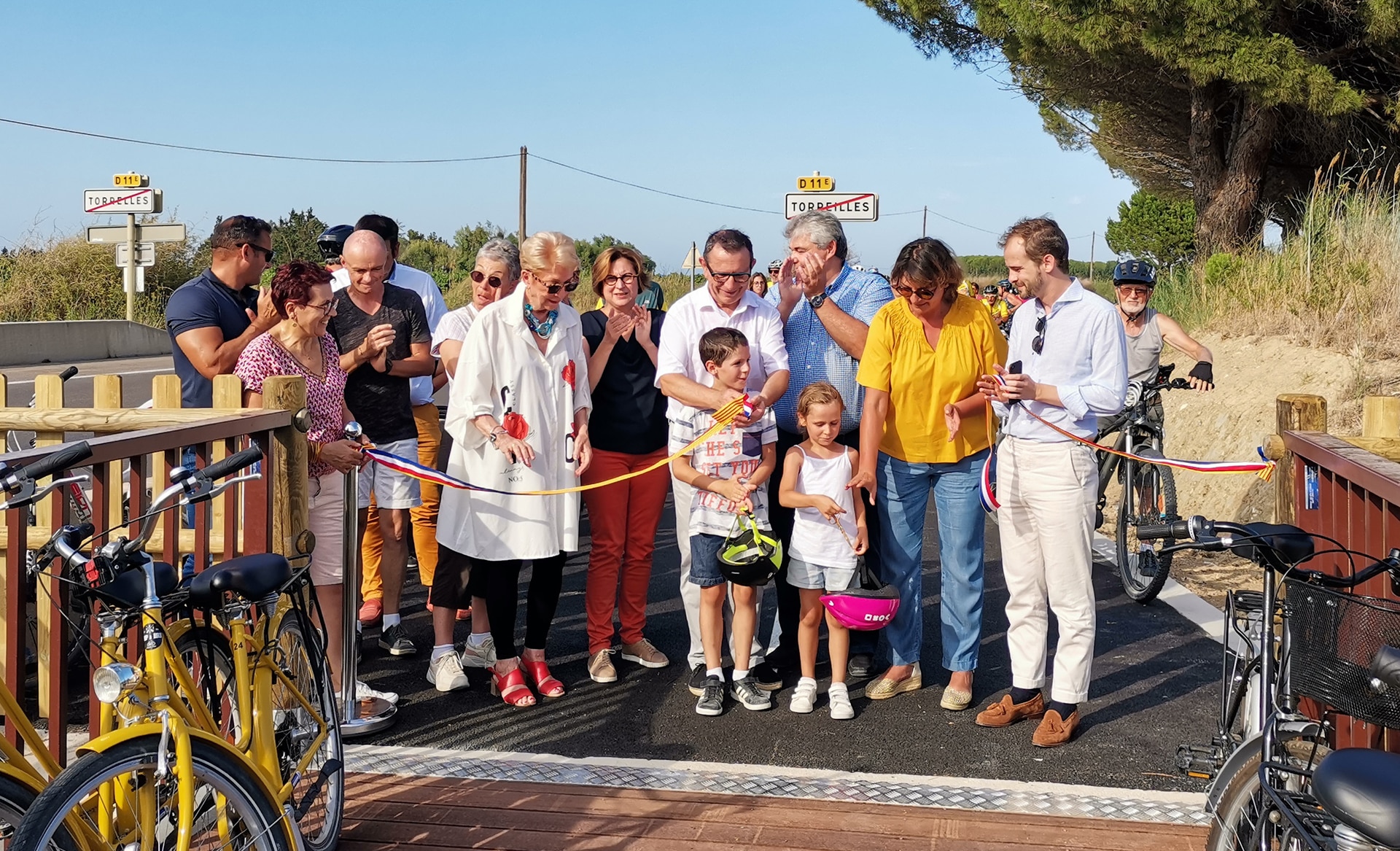 Inauguration de la piste cyclable - Torreilles