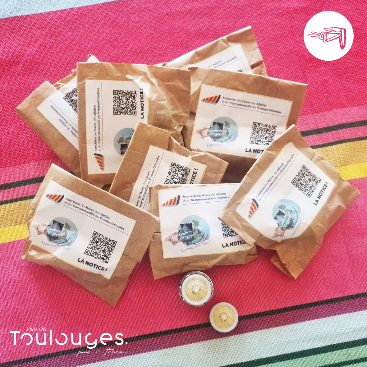 Toulouges : Des mousseurs distribués aux habitants pour économiser l’eau du robinet