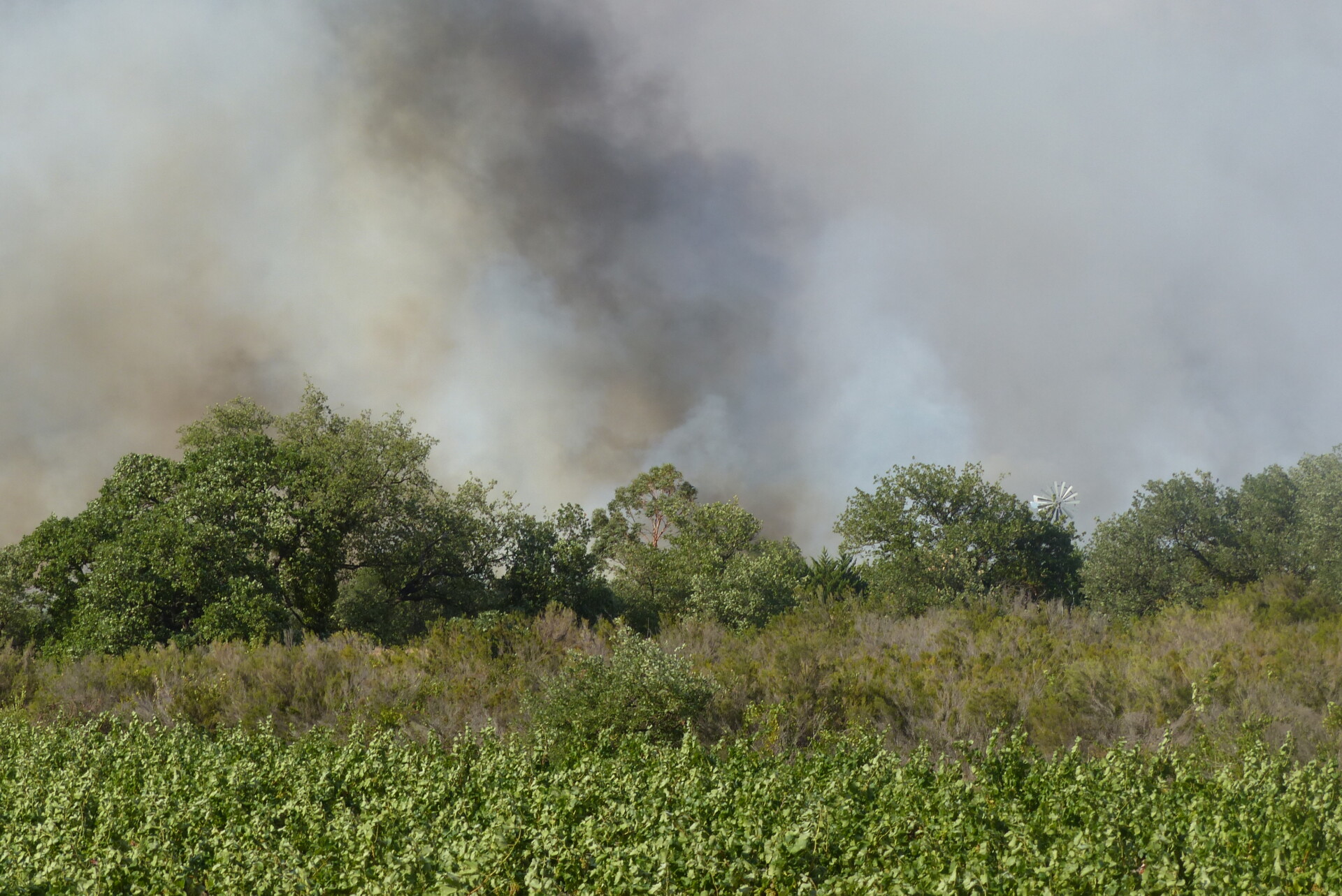 Important incendie sur le secteur Est de Saint André