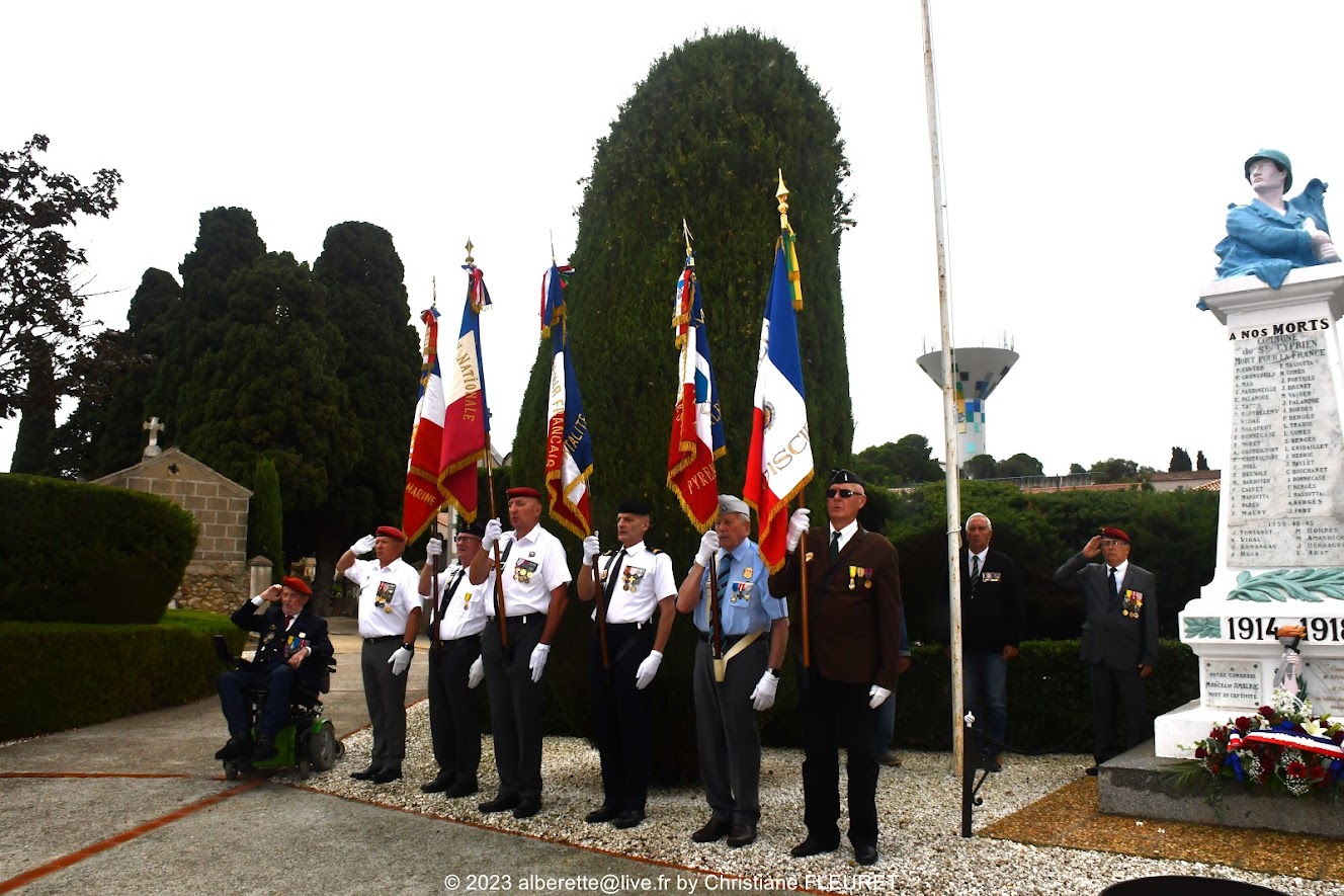 Cérémonie patriotique à Saint-Cyprien