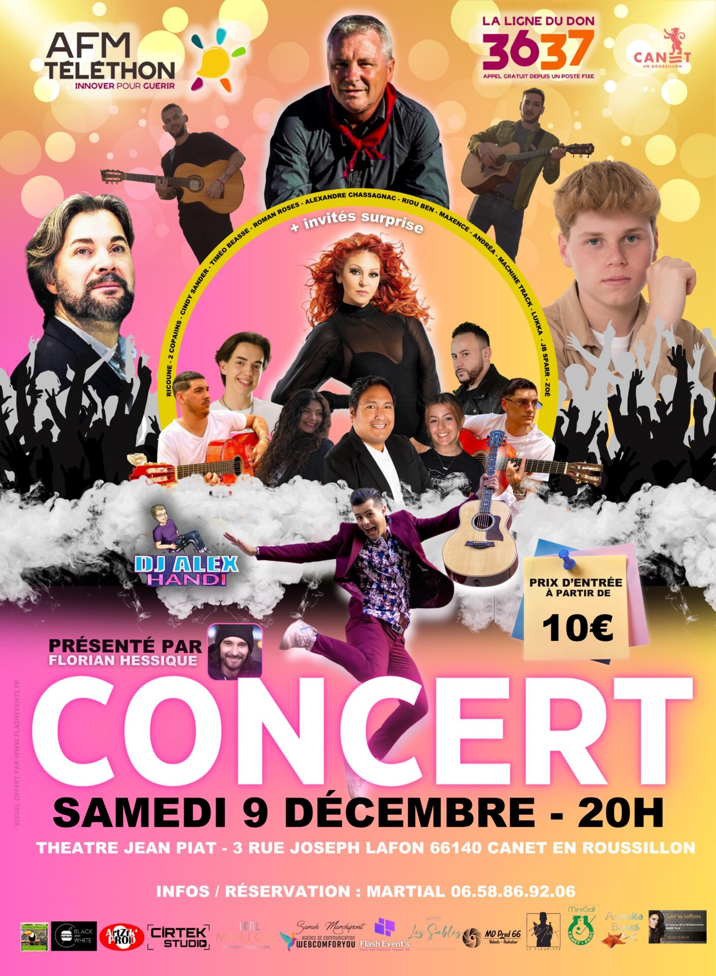 Concert au bénéfice de l’AFM Téléthon à Canet en Roussillon