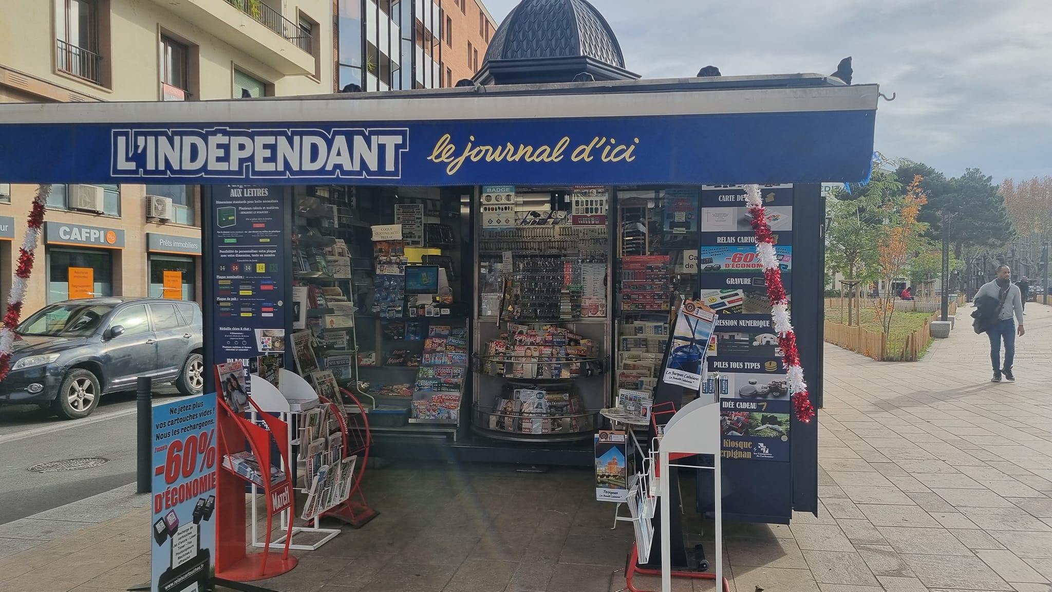 Ouverture du kiosque place de Catalogne à Perpignan