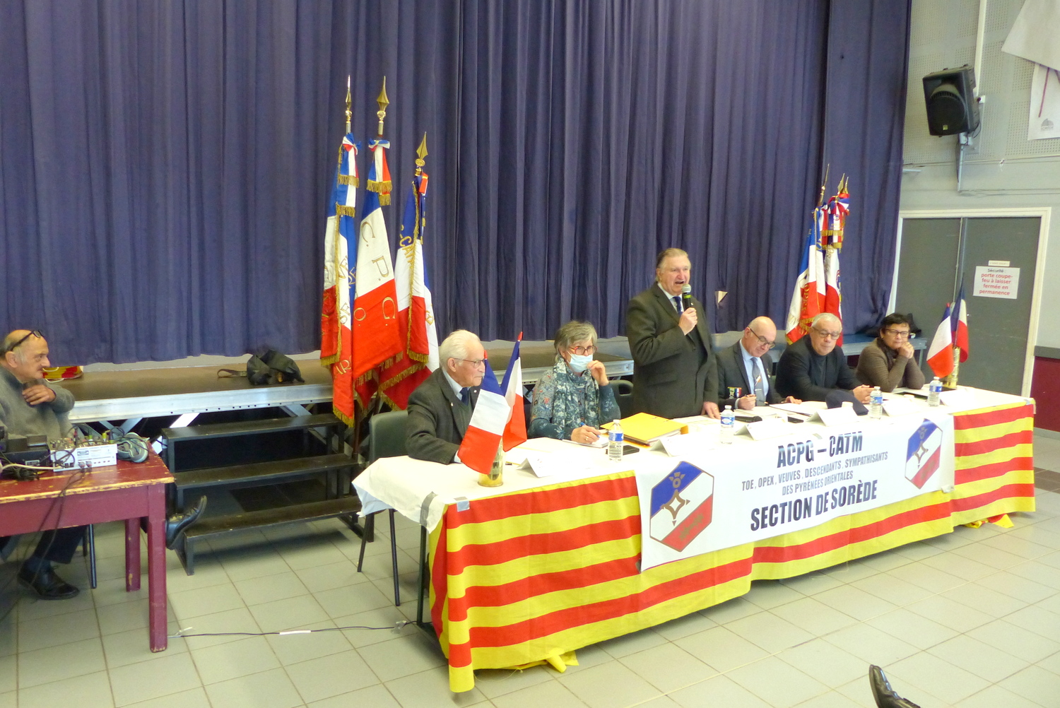 Assemblée Générale des Anciens Combattants ACPG-CATM à Sorède