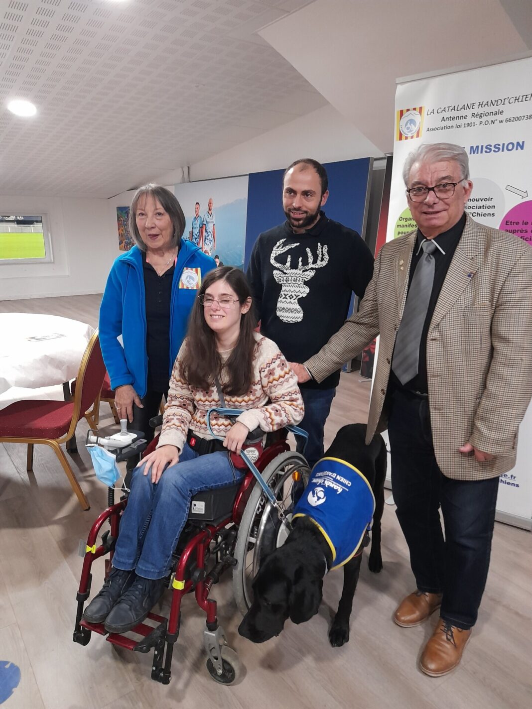 Agathe et son chien Ubaye