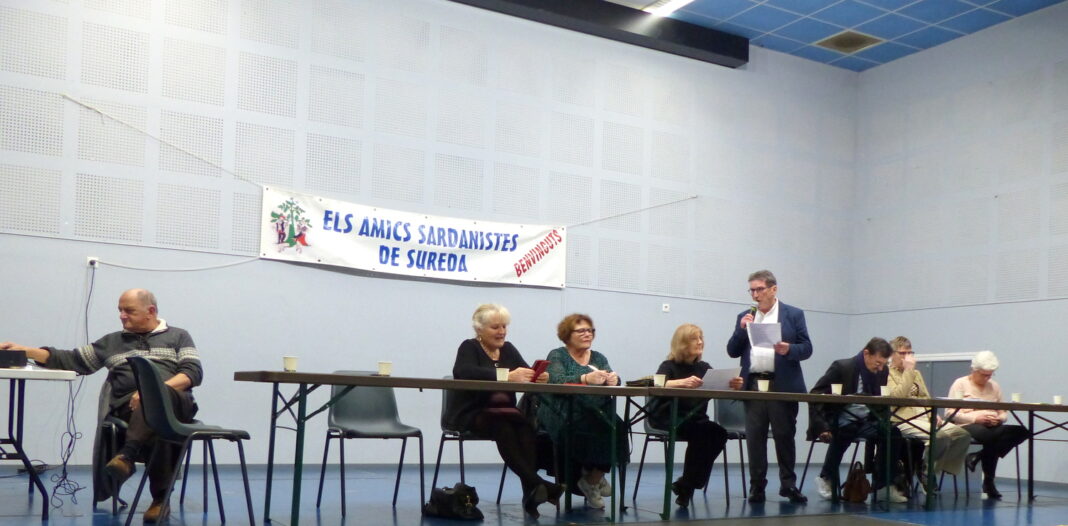 Le président Roland Llong ouvre l'assemblée générale