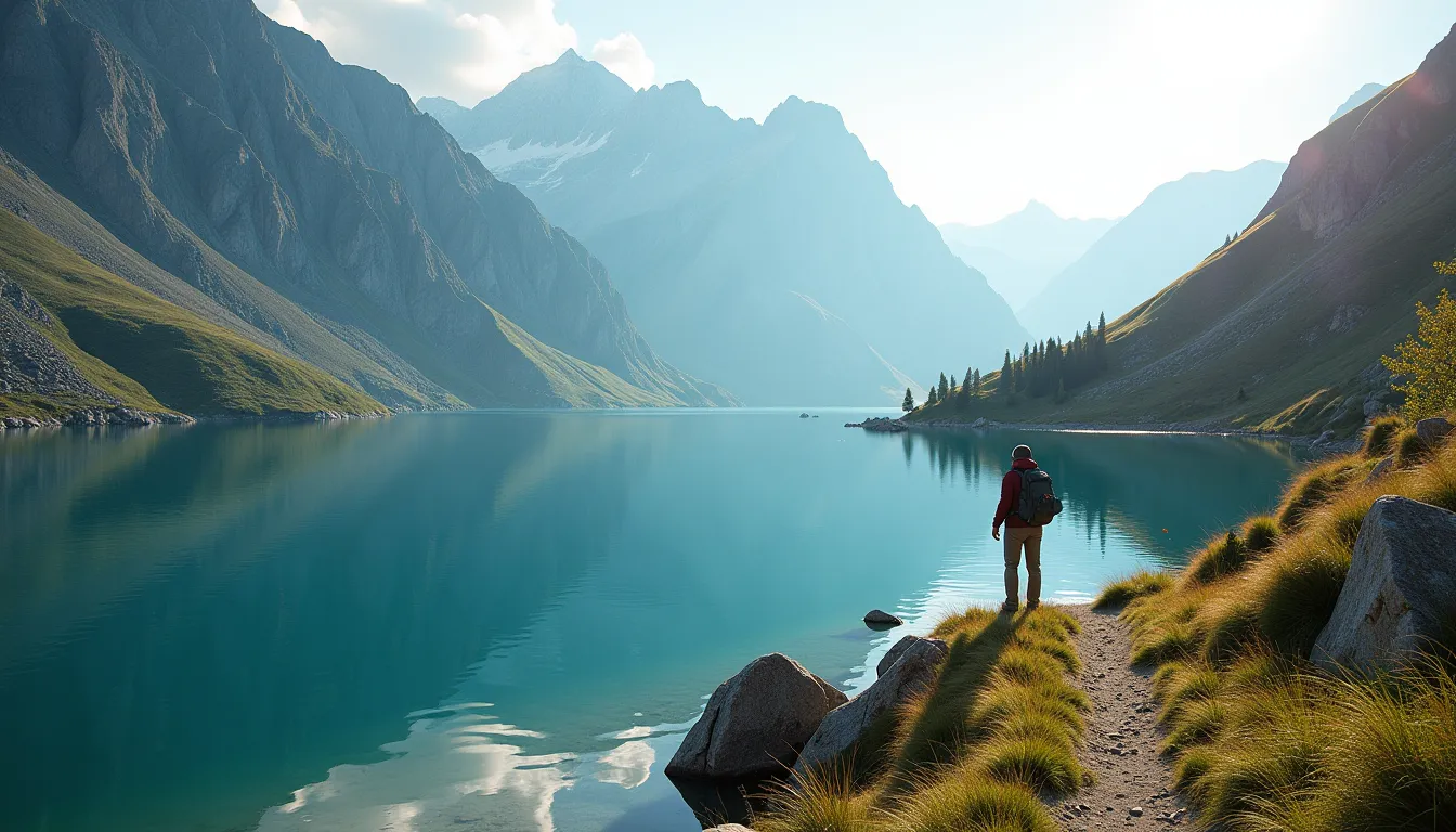 Ce lac pyrénéen à 1950m d’altitude cache un écosystème unique et des eaux d’un bleu profond de 120m