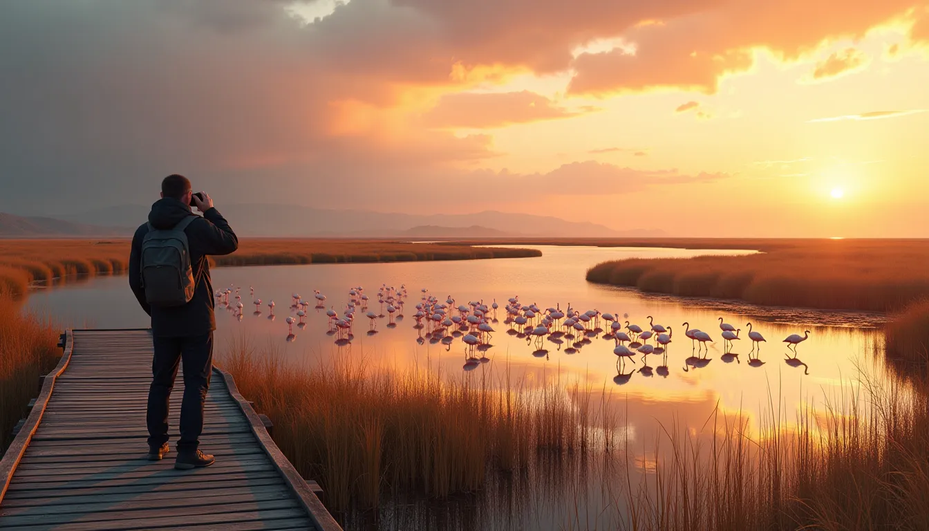 Cet étang de 520 hectares, refuge de 200 espèces d’oiseaux, invite à un voyage nature entre terre et mer