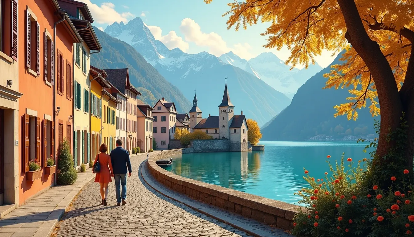 Cette ville alpine de 130 000 habitants où patrimoine médiéval et lac cristallin s’entremêlent à 450 m d’altitude