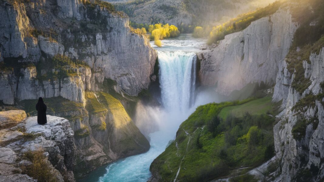 Cette cascade vertigineuse des Balkans exige 6 heures de randonnée pour révéler ses 124 mètres de chute Cette cascade vertigineuse des Balkans exige 6 heures de randonnée pour révéler ses 124 mètres de chute