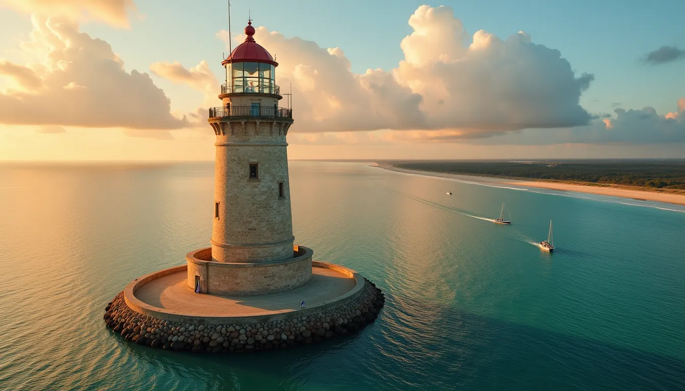 Ce phare royal de Cordouan s’élève à 67,50 mètres en mer depuis plus de 400 ans