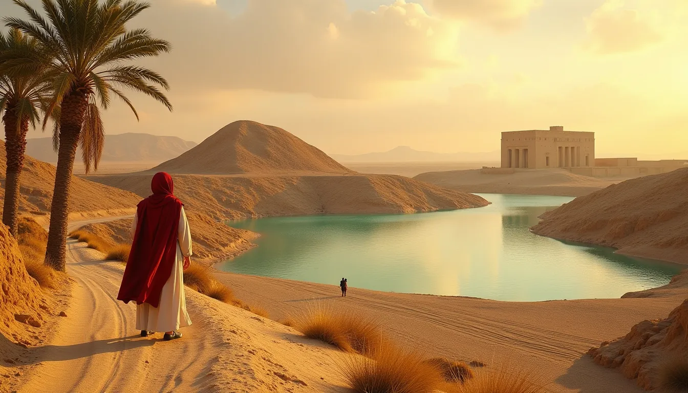 Cette oasis située à 19 mètres sous le niveau de la mer fascina Alexandre le Grand
