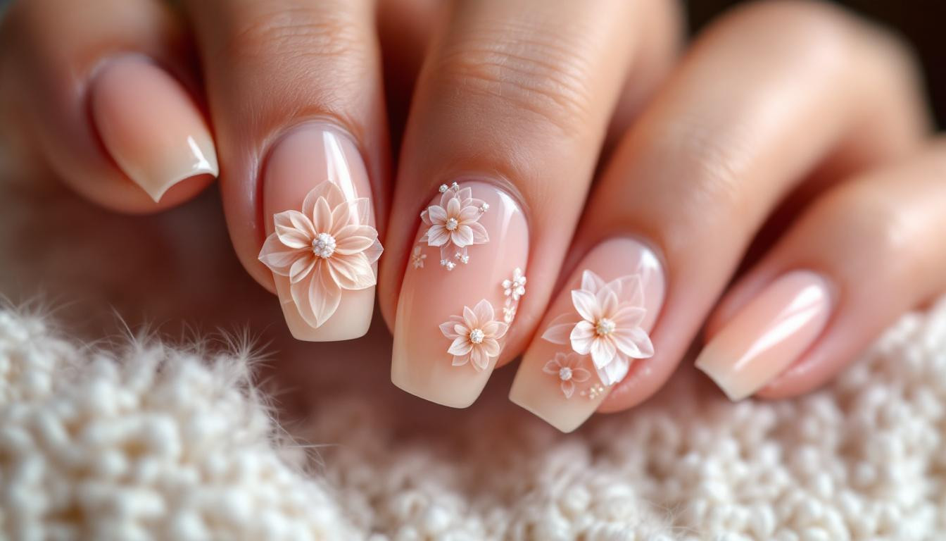Ongles 3D : sculptez des fleurs délicates en 8 étapes pour une manucure qui dure 3 semaines