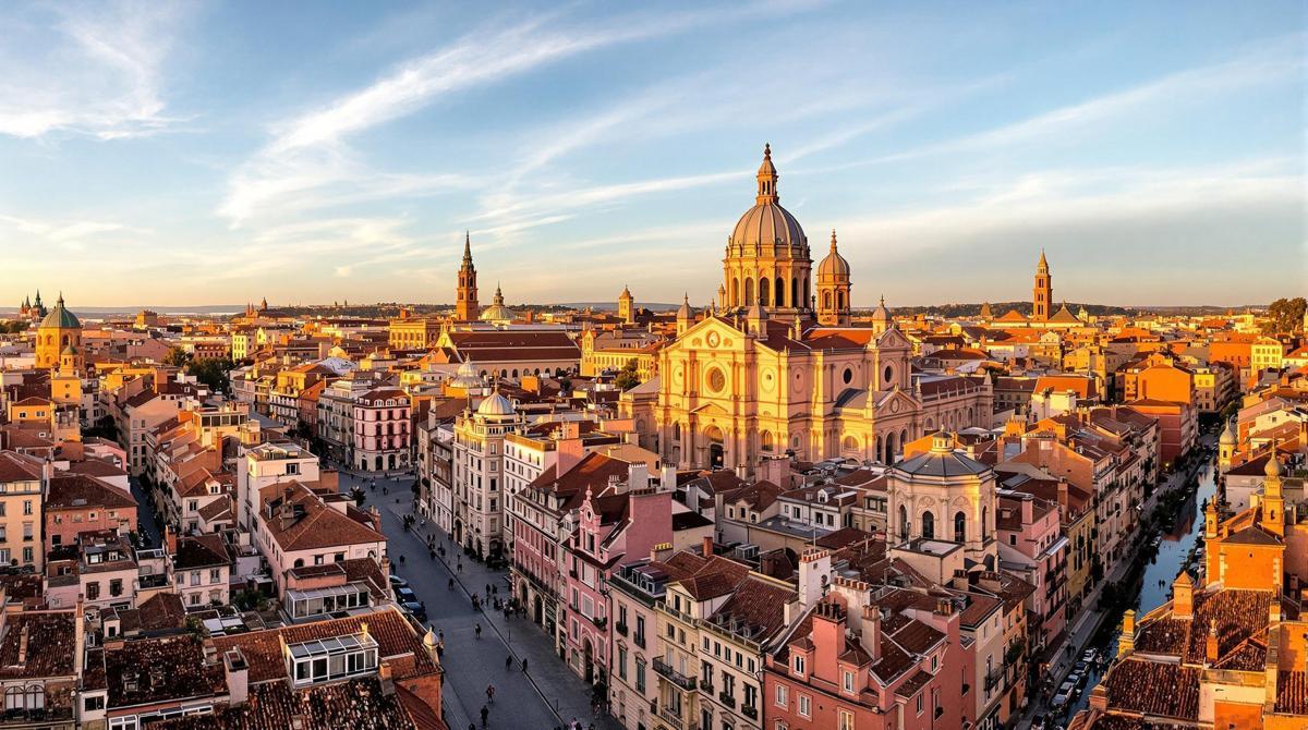 Cette ville où la brique rose habille 4000 bâtiments du centre