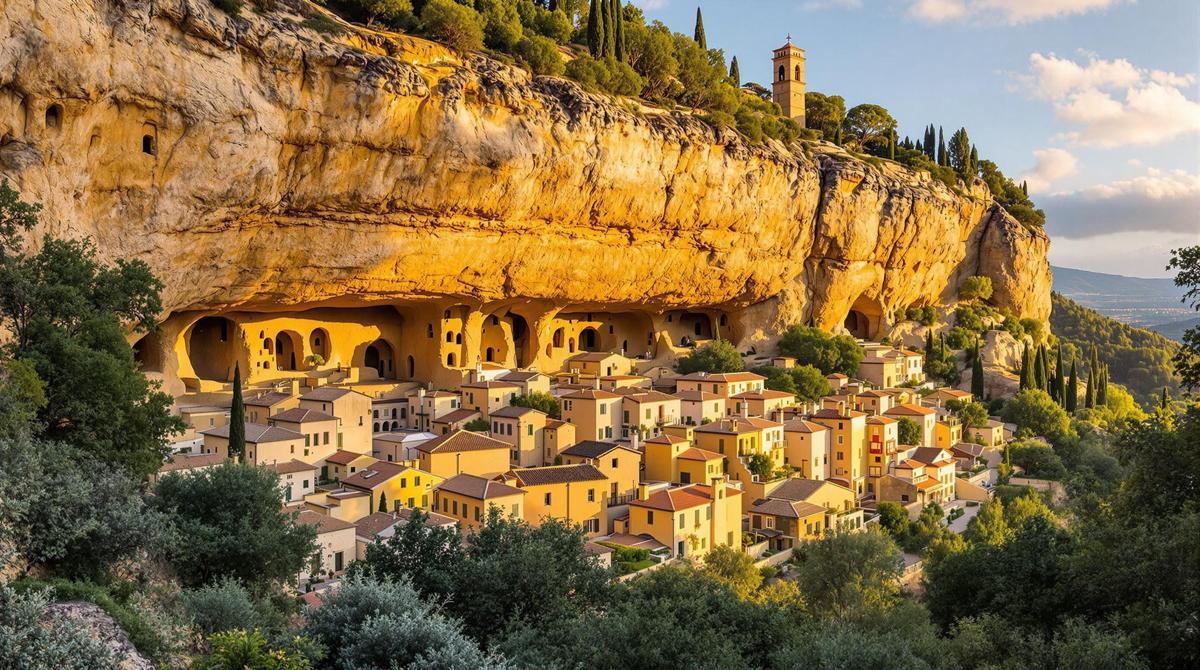 Ce village provençal aux 80 mètres de falaise fascine Cotignac