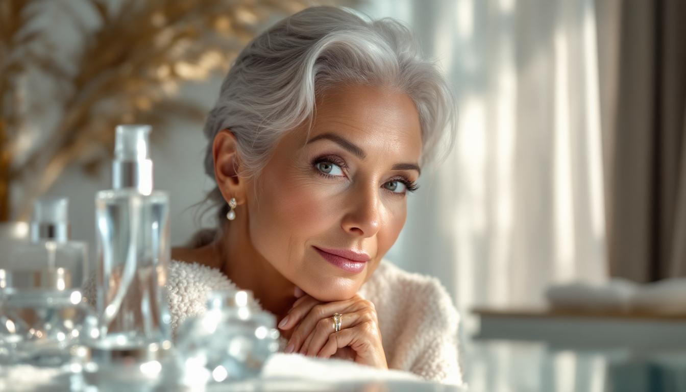 Ma routine anti-âge à 67 ans : 3 actifs essentiels pour une peau éclatante