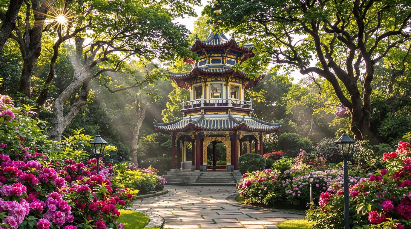 Ce jardin breton où 5000 espèces végétales côtoient une pagode chinoise