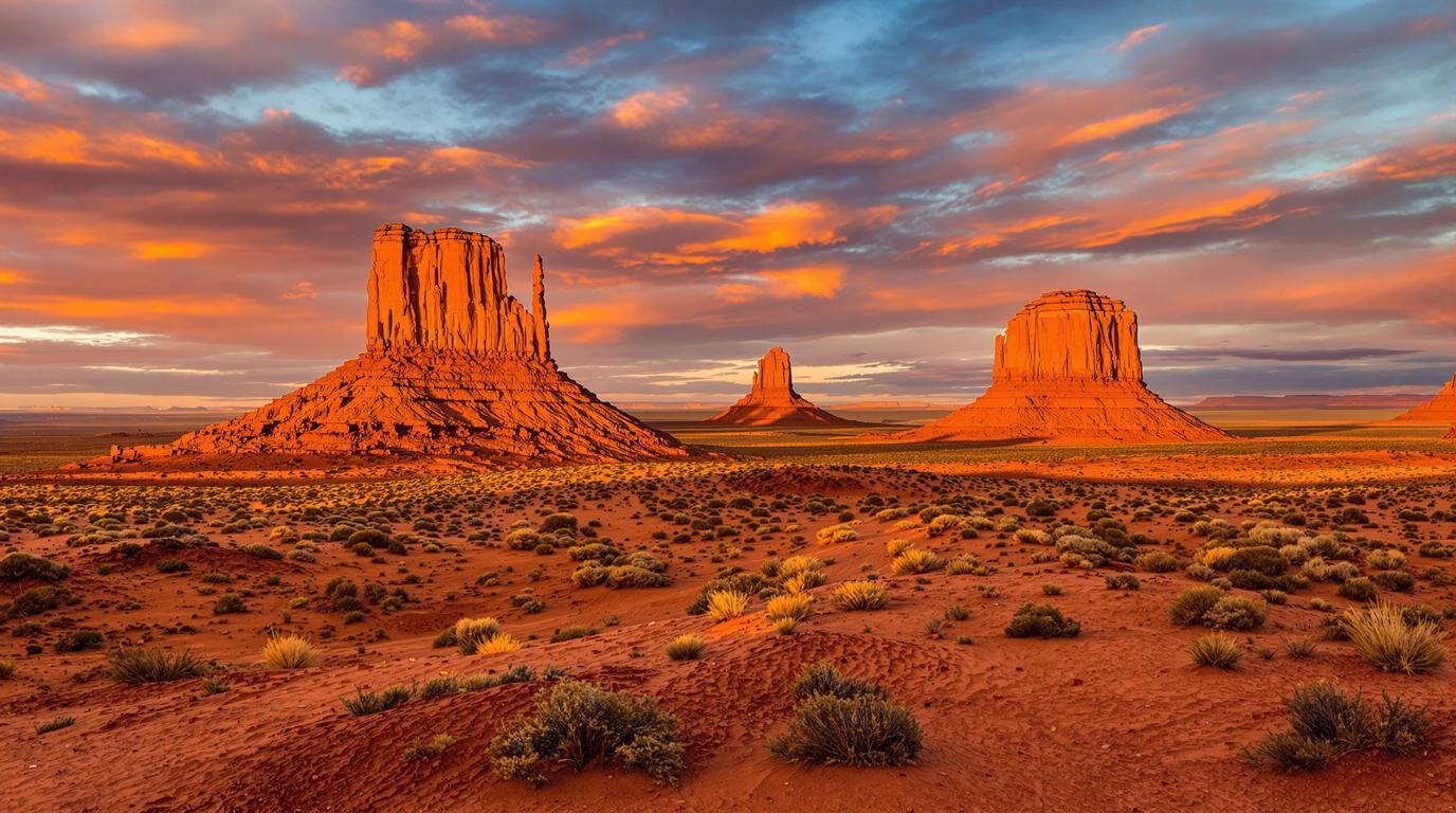 Le seul parc tribal des États-Unis où des monolithes rouges dominent le désert