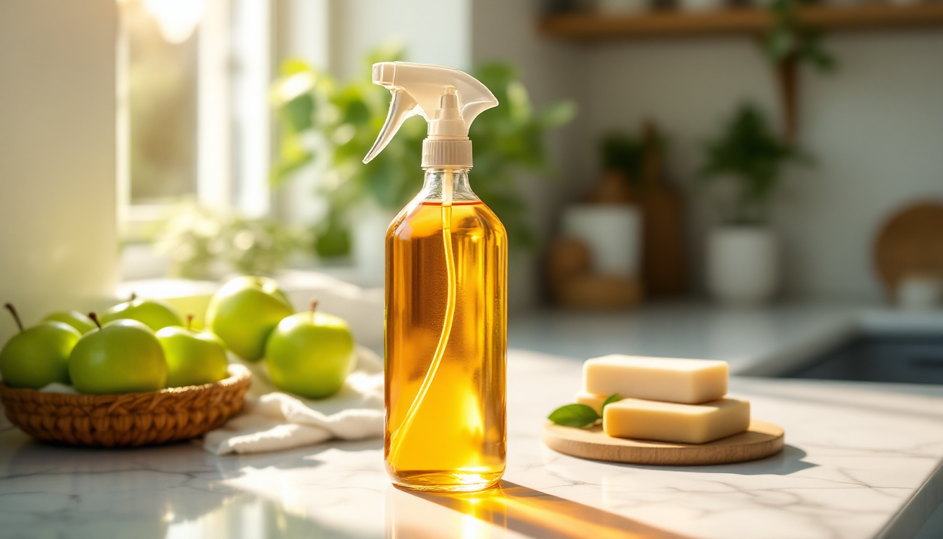 Vinaigre de cidre : 3 usages qui réduisent 82% des bactéries domestiques