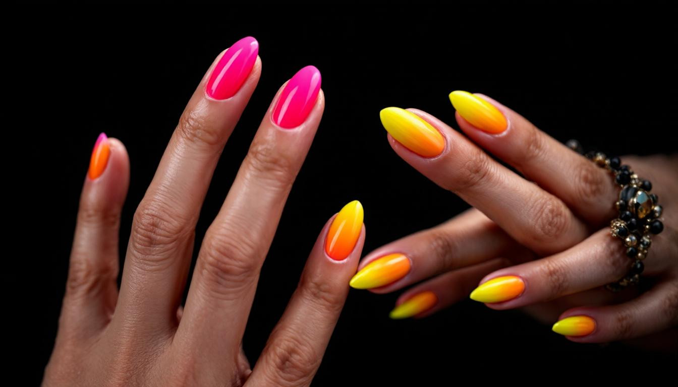 Ongles fluo : 3 étapes simples pour une manucure électrisante qui dure 7 jours