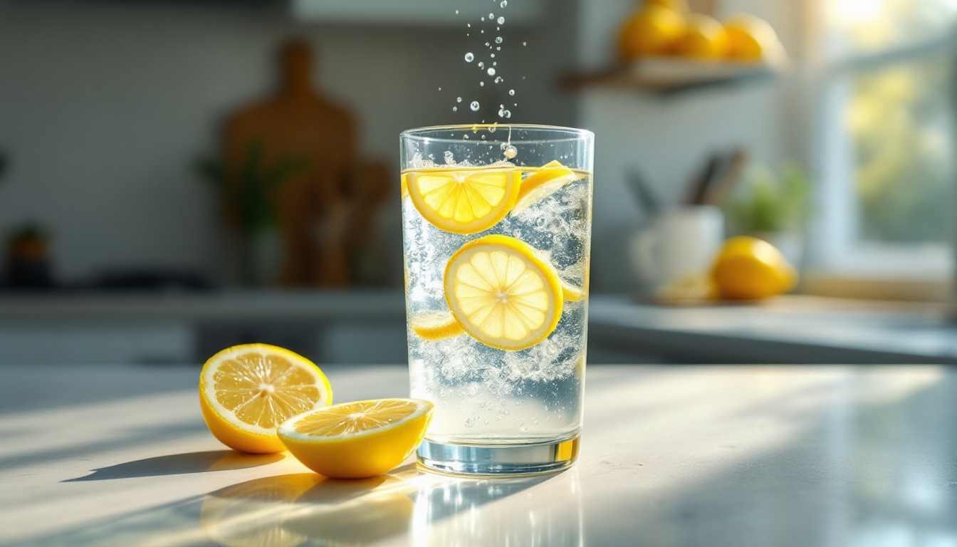 Eau citronnée : +23% de sensibilité à l’insuline en 12 semaines