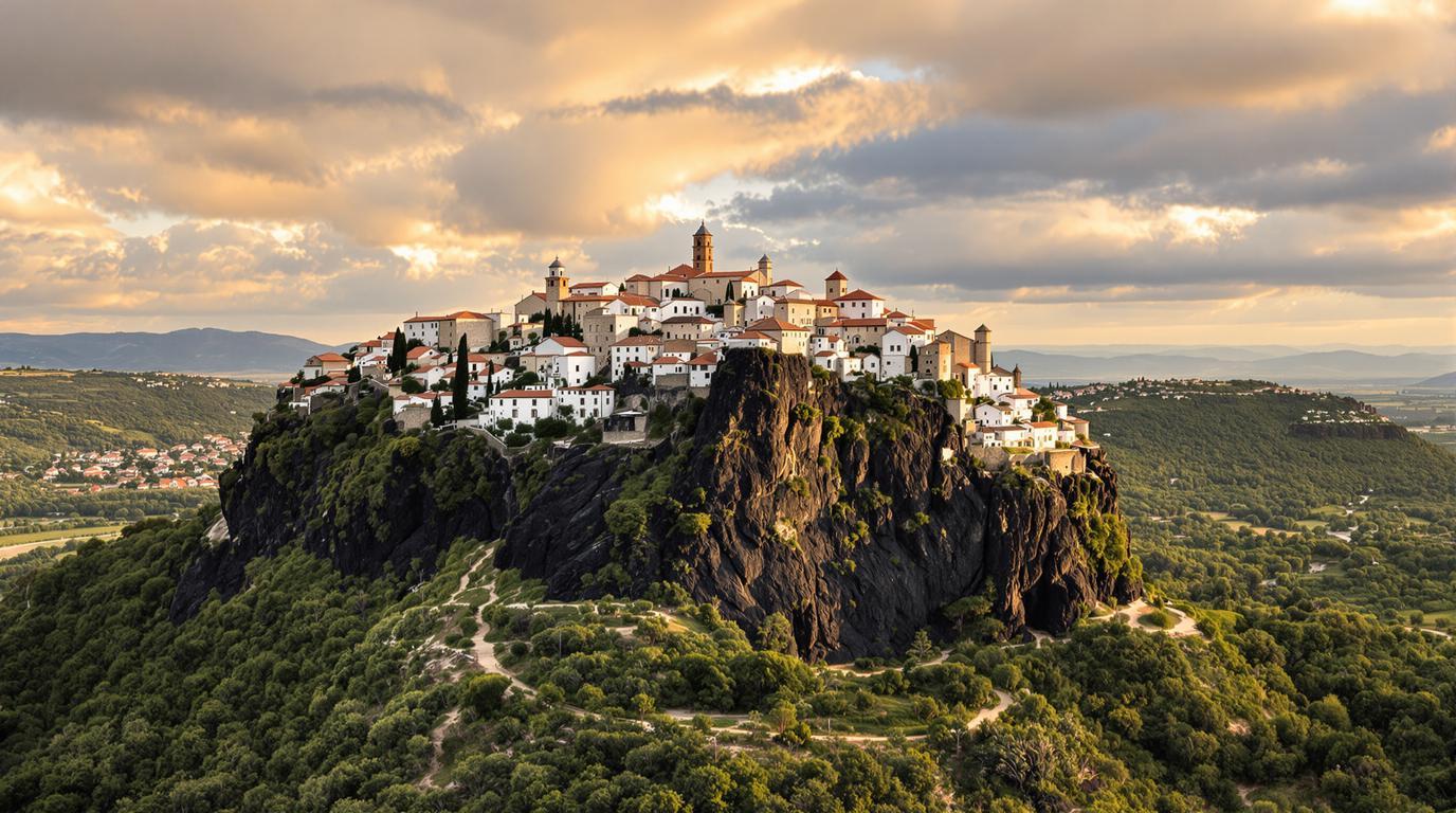 Ce village du Var où 783 habitants vivent sur une cheminée volcanique