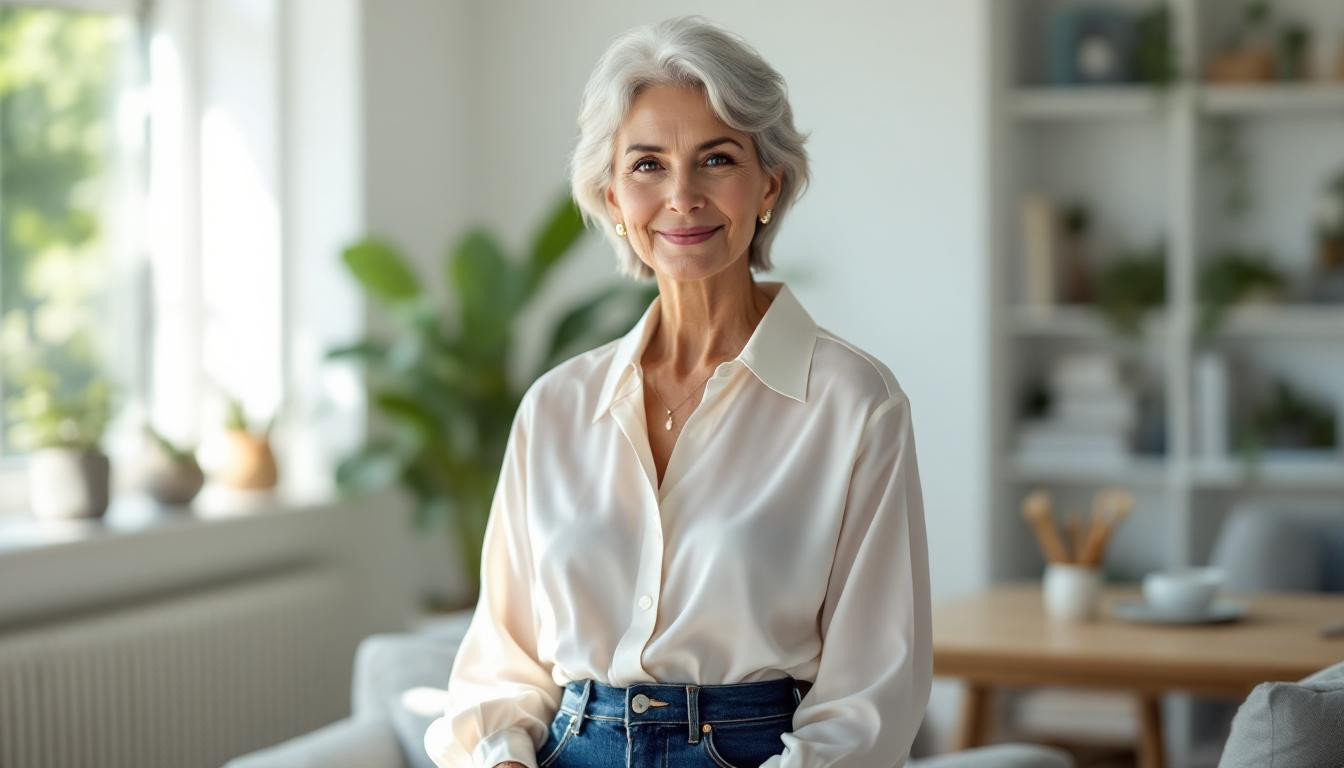 J’ai adopté le jean parfait à 70 ans pour un style élégant et confortable