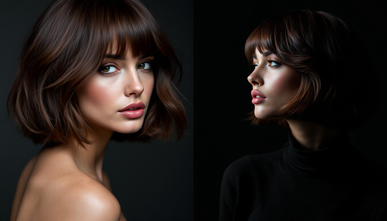 Le bob structuré : 7 femmes sur 10 adoptent cette coupe tendance 2025