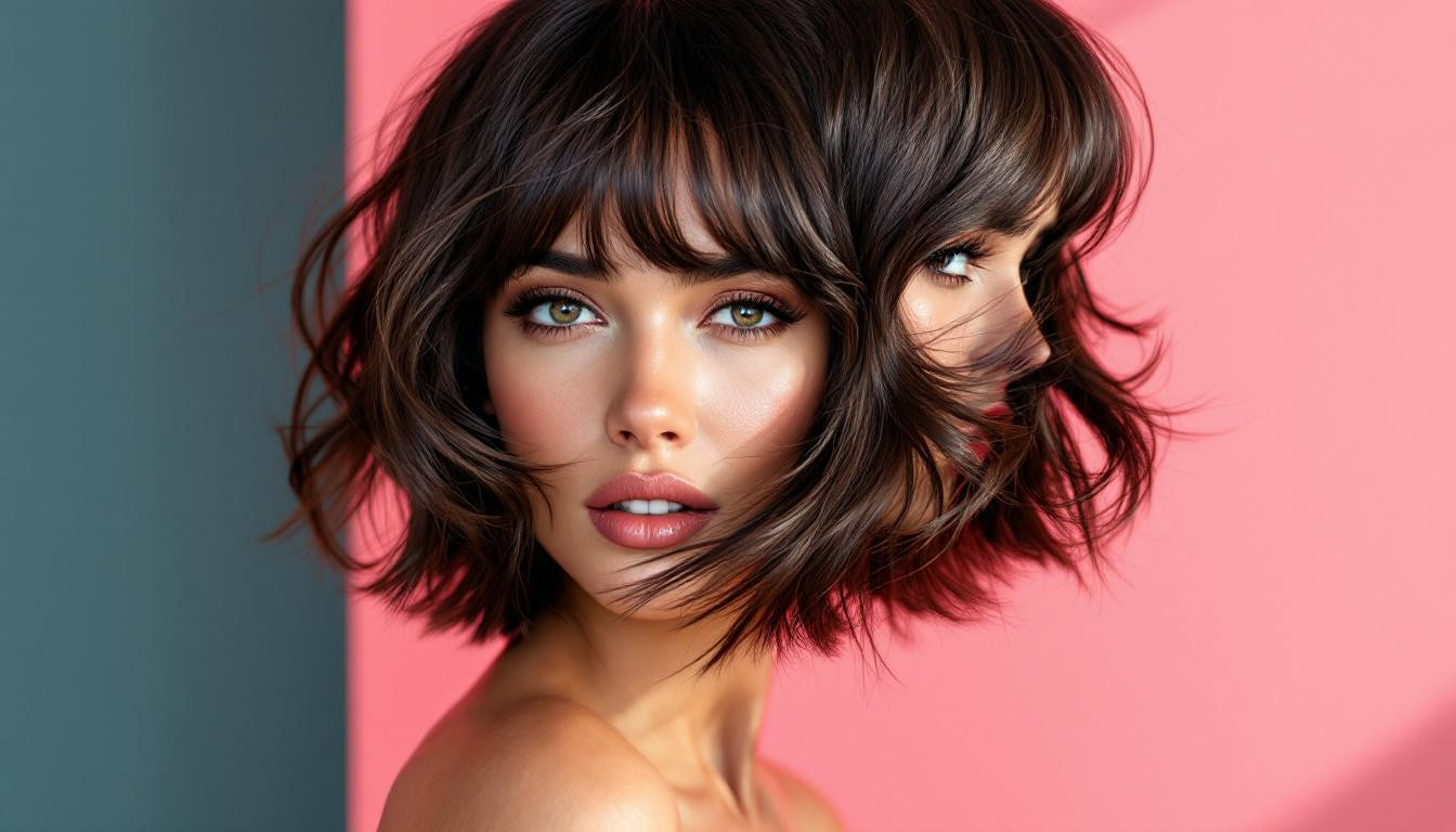Le bob texturé et la frange rideau : 4 étapes pour un style tendance