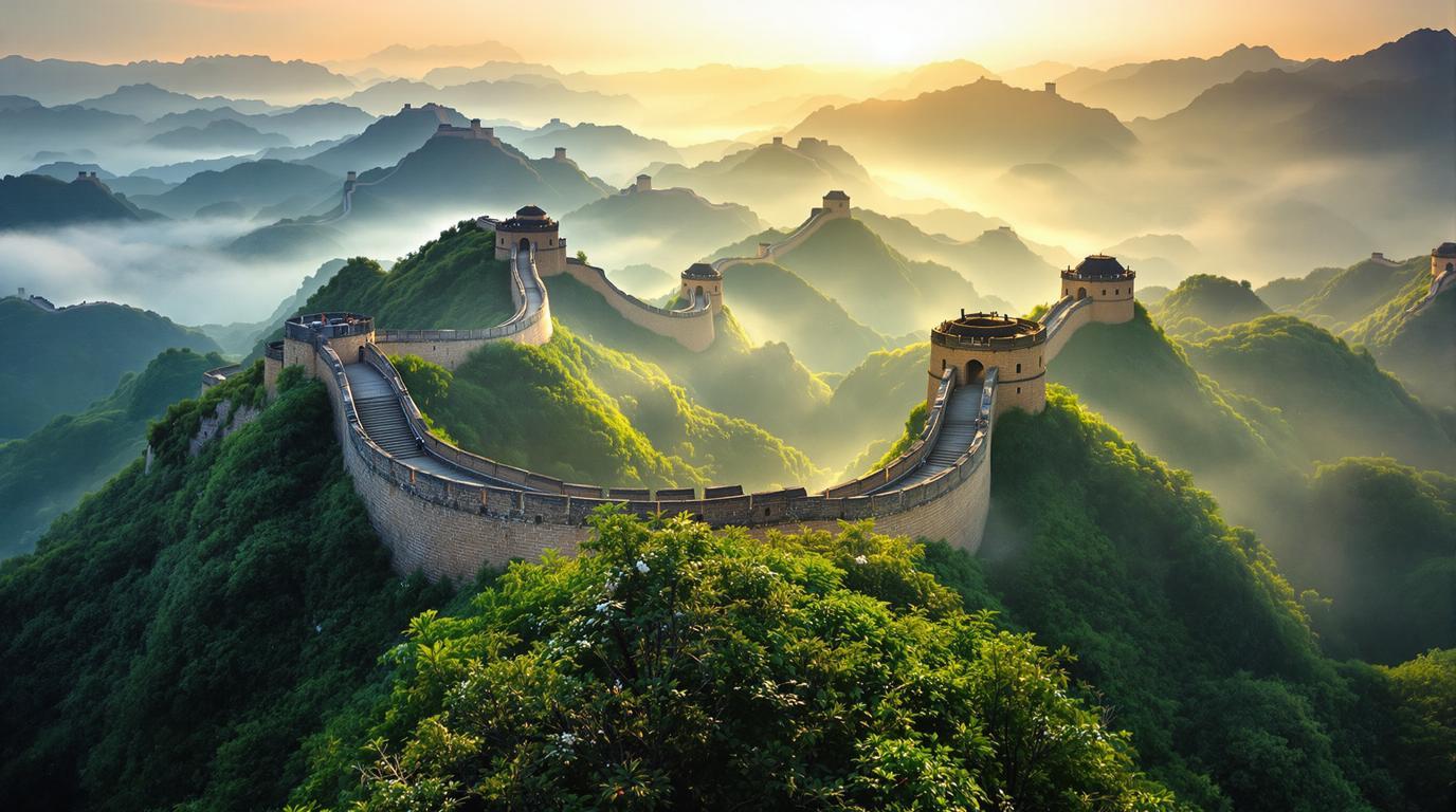 Cette muraille de 21 196 km dont le mortier contient 3% de riz gluant