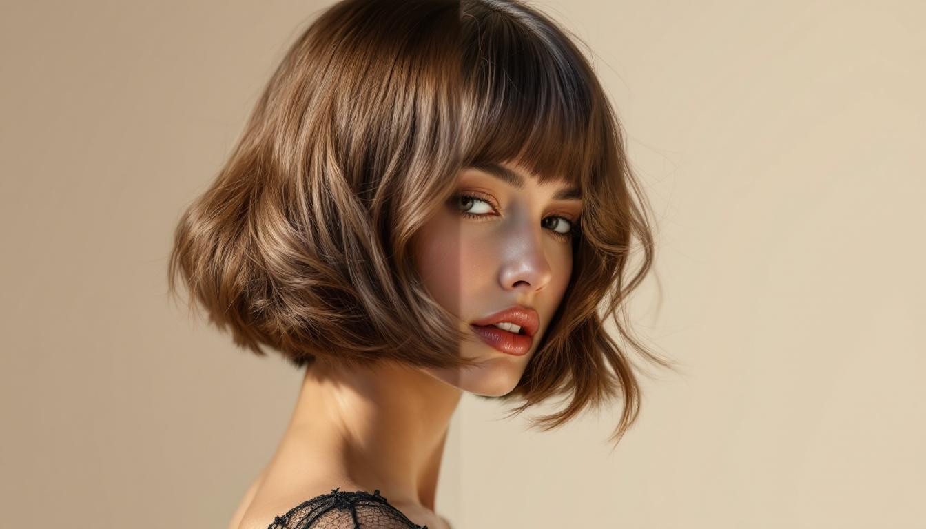 Le bob vintage revisité : 40% de volume en plus pour cheveux fins