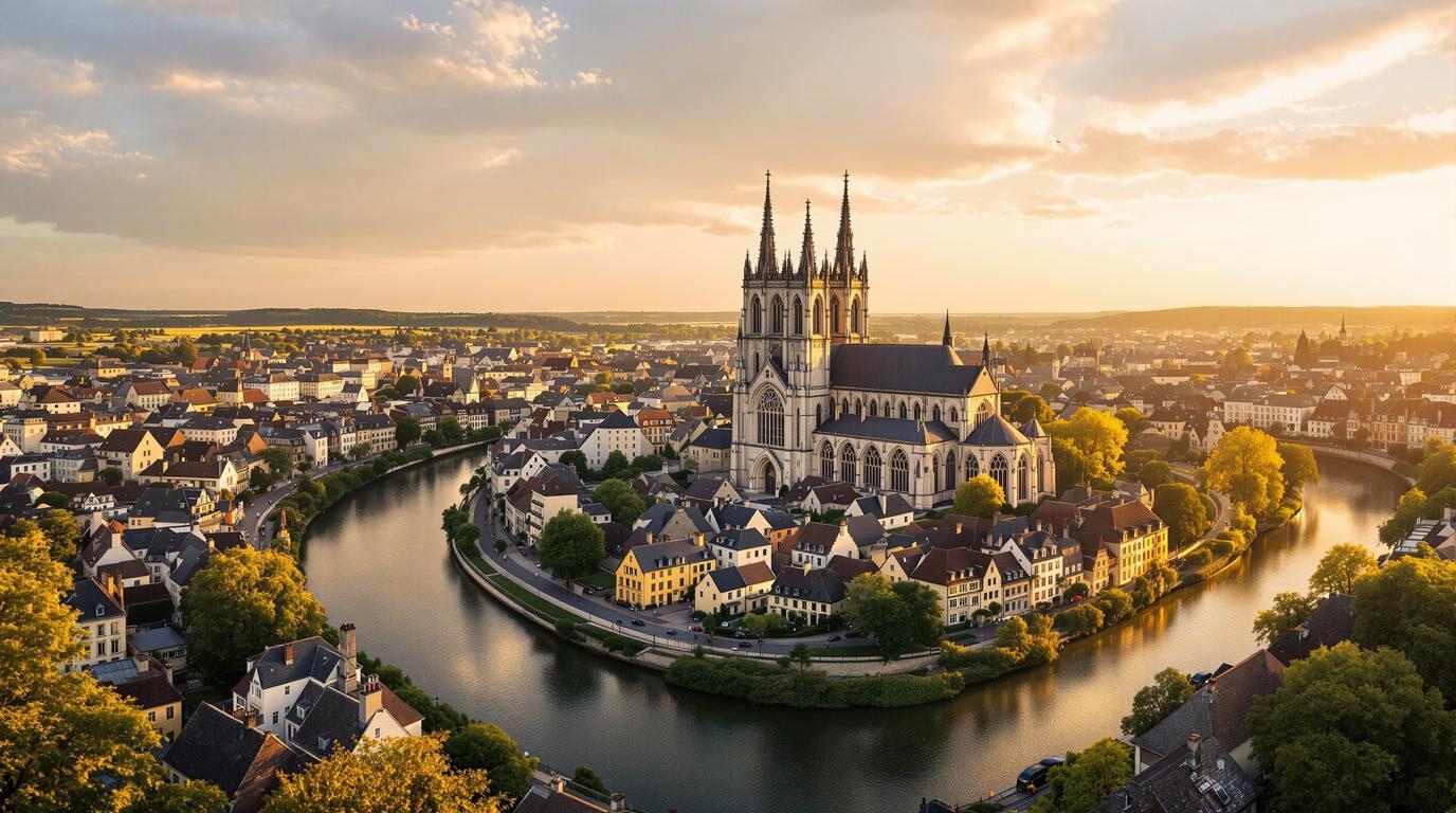 La seule ville de Bourgogne où 35 monuments historiques cohabitent sur 2 km²