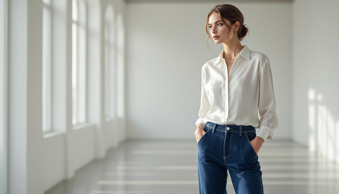 Jean épuré 2025 : 3 astuces pour un look minimaliste chic et moderne