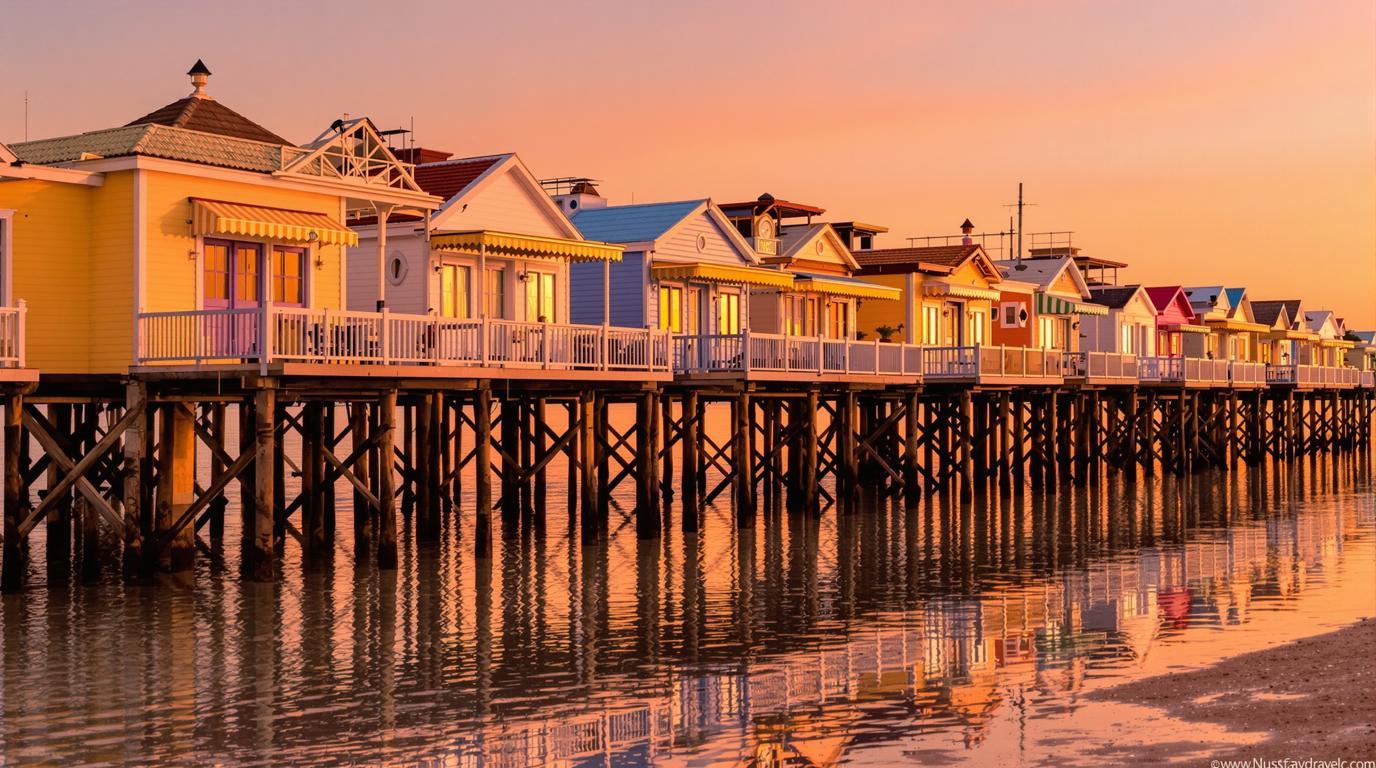 Le seul village de France sur pilotis où 1400 chalets défient la Méditerranée