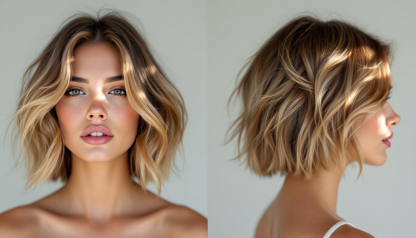 Le bob choppy : 3 variantes pour un style décontracté en 5 minutes