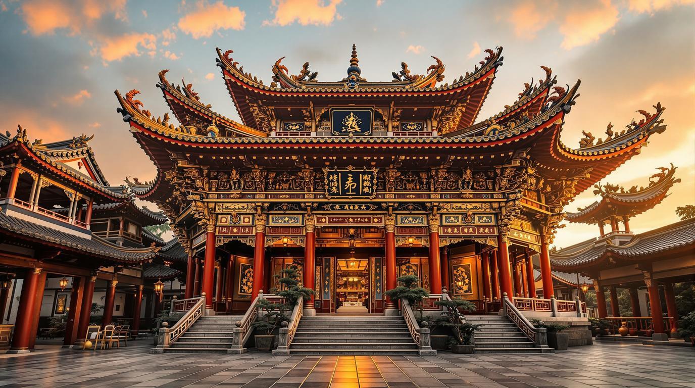 La seule ville d’Asie où un temple a été construit autour d’un autre temple