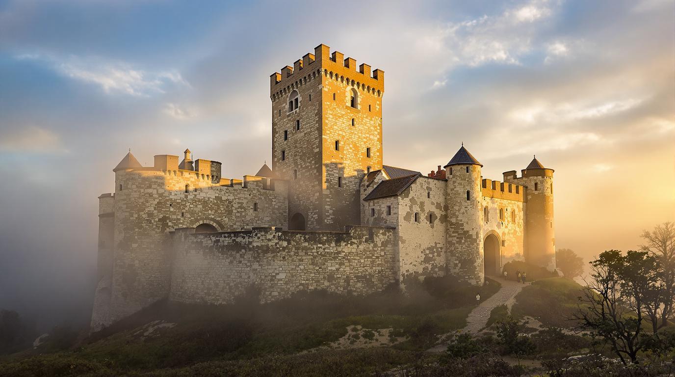 Ce château du 11e siècle dont le donjon de 35 mètres a résisté 1000 ans