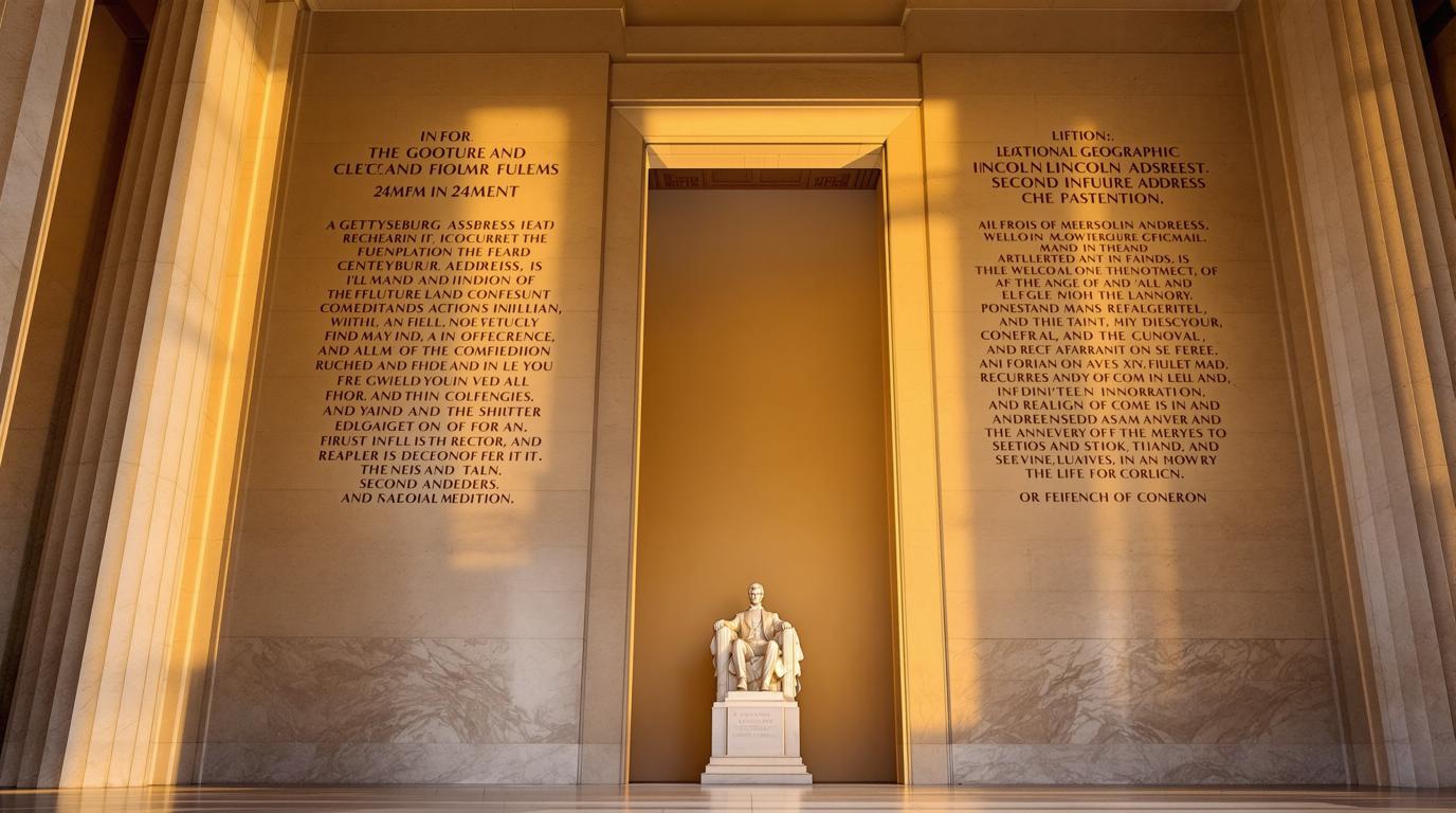 Le seul mémorial au monde où un discours historique est gravé sur 2 murs de marbre
