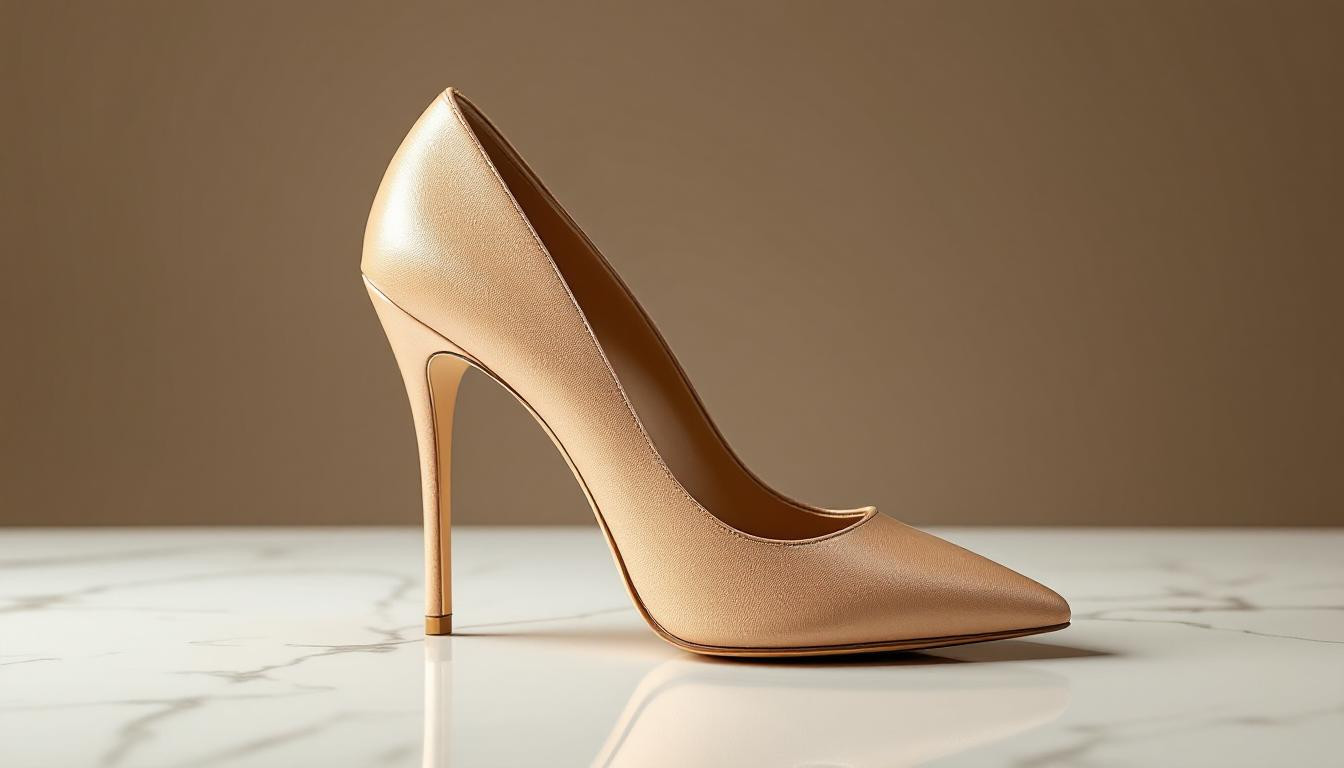 L’escarpin nude : 40% des femmes actives l’adoptent pour allonger leur silhouette