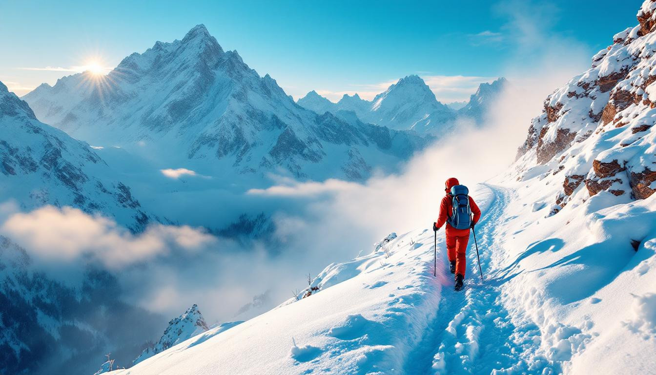 Randonnée hivernale : brûlez 85% de calories en plus en 30 minutes