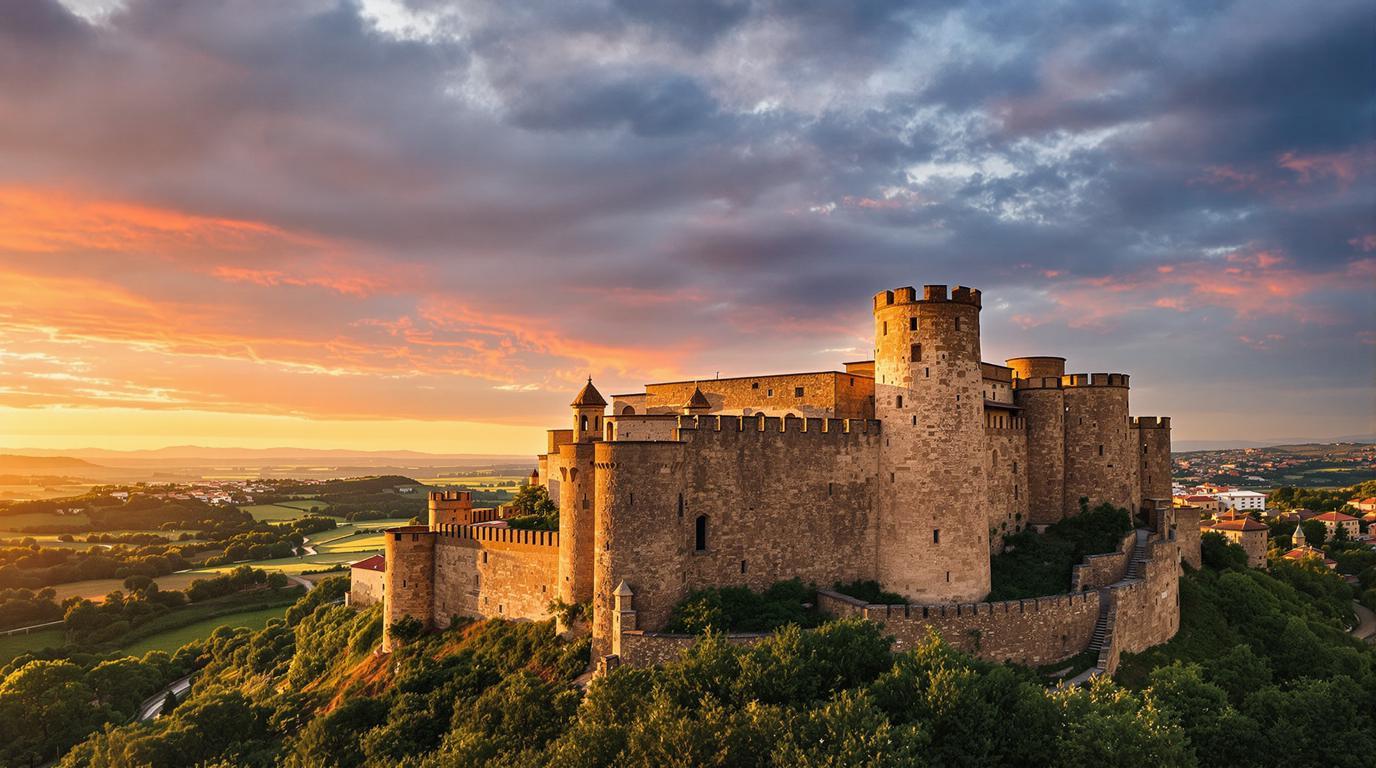 Ce village de Navarre où 1774 habitants vivent dans une forteresse du XIe siècle