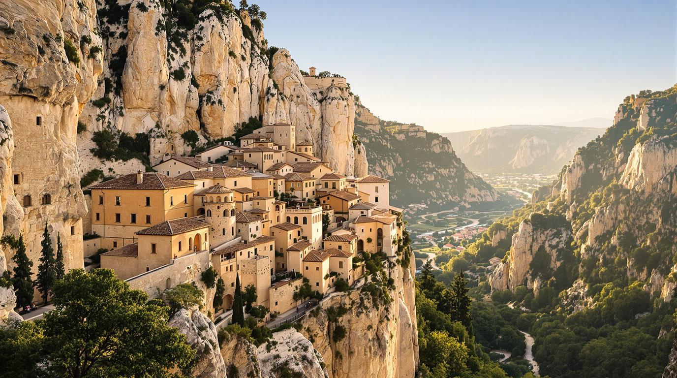 Ce village du Verdon où 30 habitants vivent à 900 m au-dessus des gorges