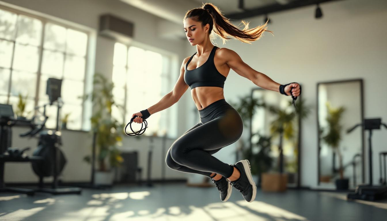Défi corde à sauter : Boostez votre cardio de 12% en 30 jours avec charges aux chevilles